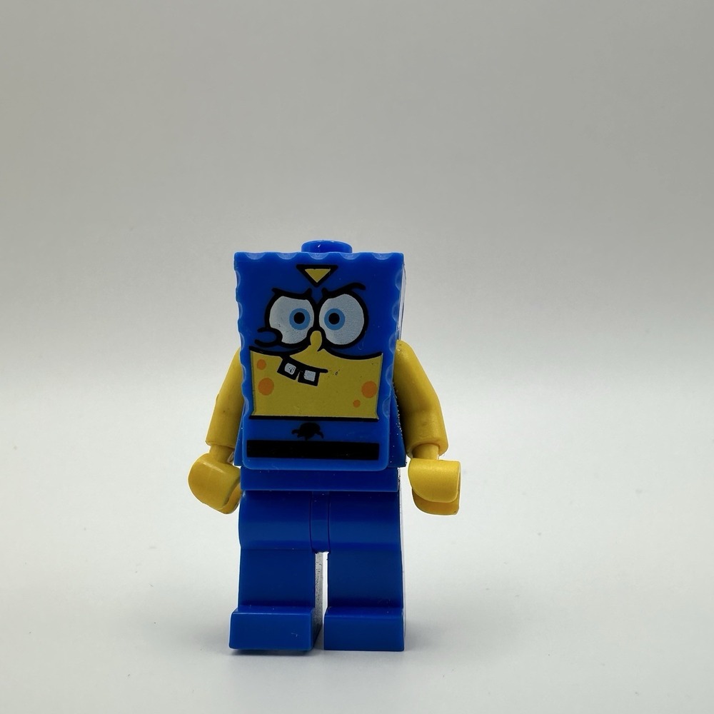LEGO Sponge Bob Square Pants Super Hero Minifigure Pre-owned No Cape